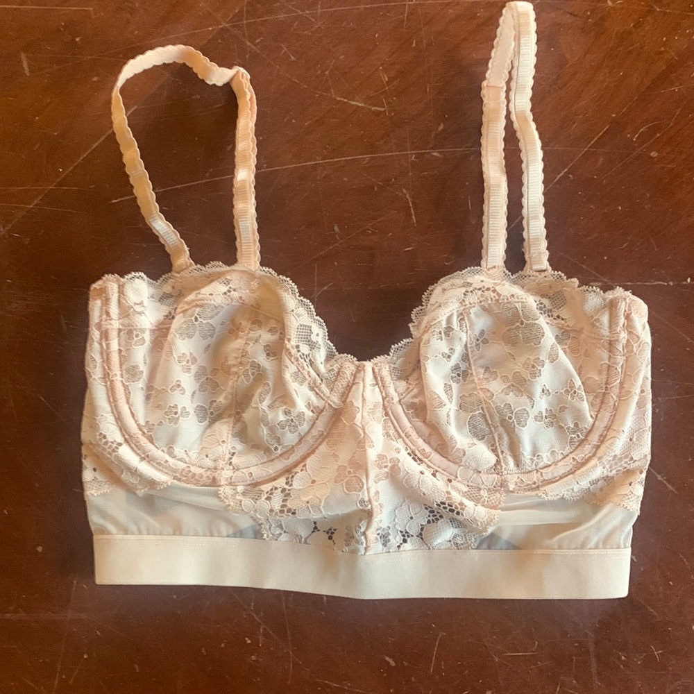 Moi bralette, size S, baby pink